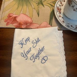 Wedding day handkerchief